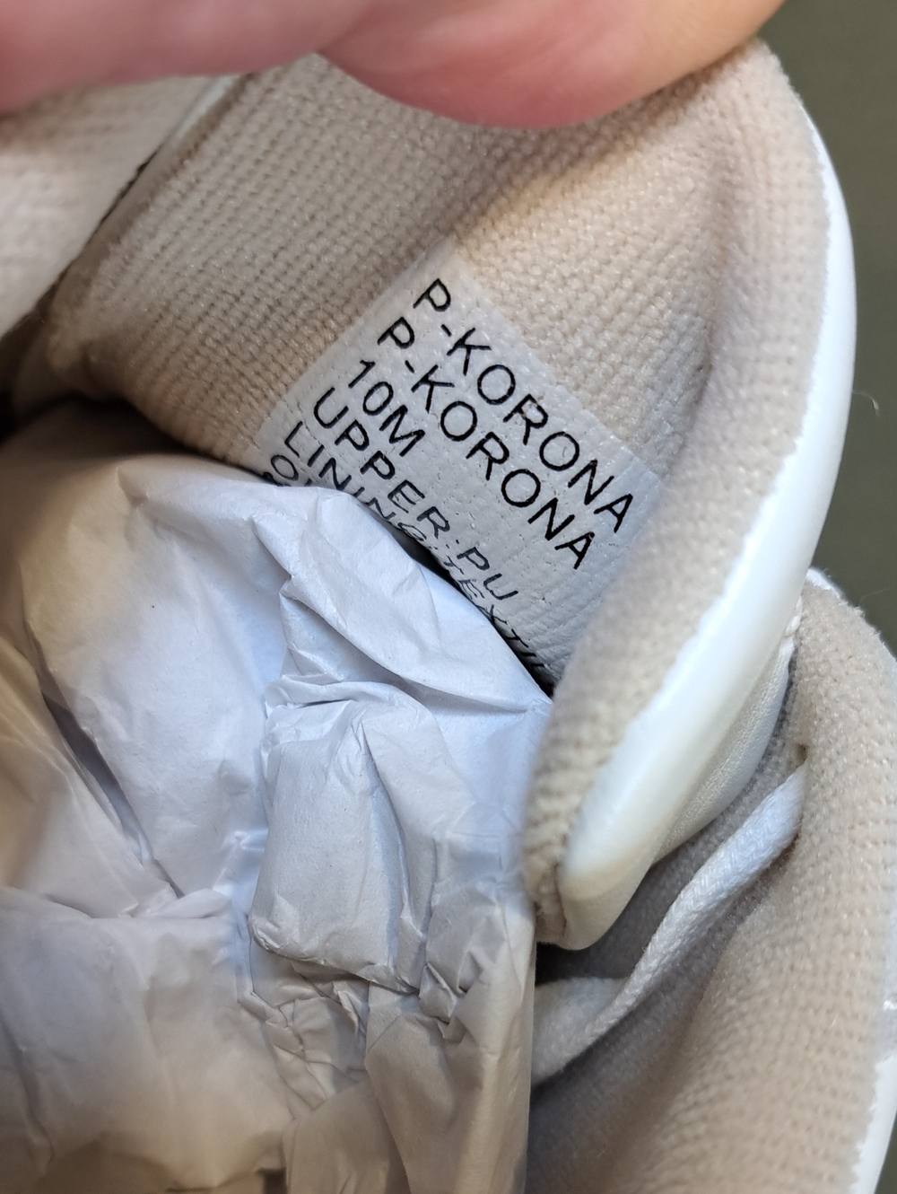 Steve Madden Korona T-Toe Sneaker - Color: White/Gray - Size: Men 10 - Picture 9 of 10